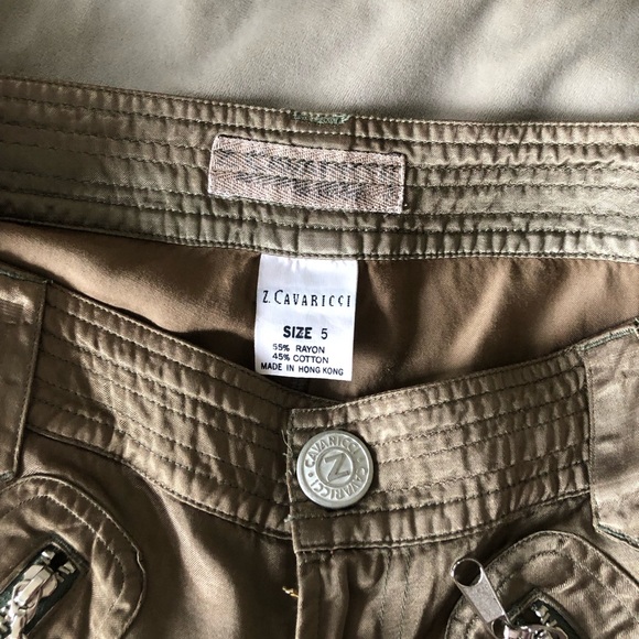 Z Cavaricci satin cargo pants - Picture 4 of 16